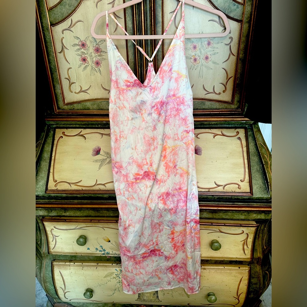 Tie-dyed nightgown knee length - size small NEW